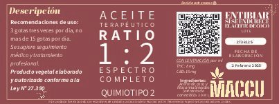 Aceite Terapeutico Quimiotipo 2